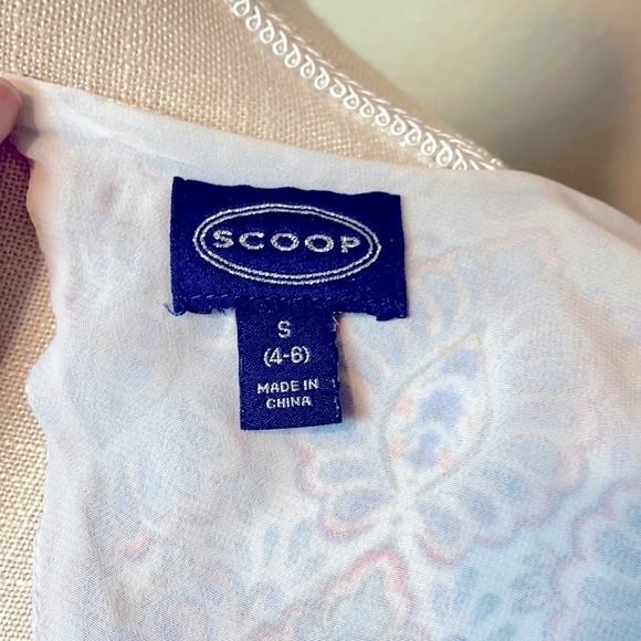 Scoop Pullover Dress‎ Ruffle Cap Sleeve Side Slit - Picture 8 of 9